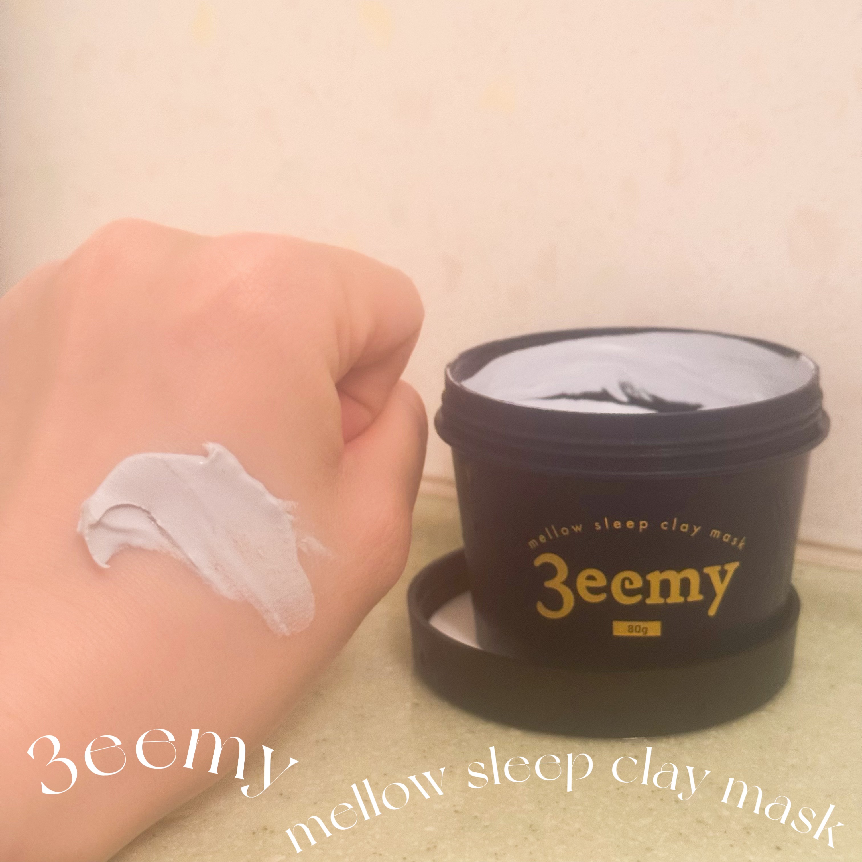 メロウスリープクレイマスク/3eemy/洗い流すパック・マスクを使ったクチコミ（3枚目）