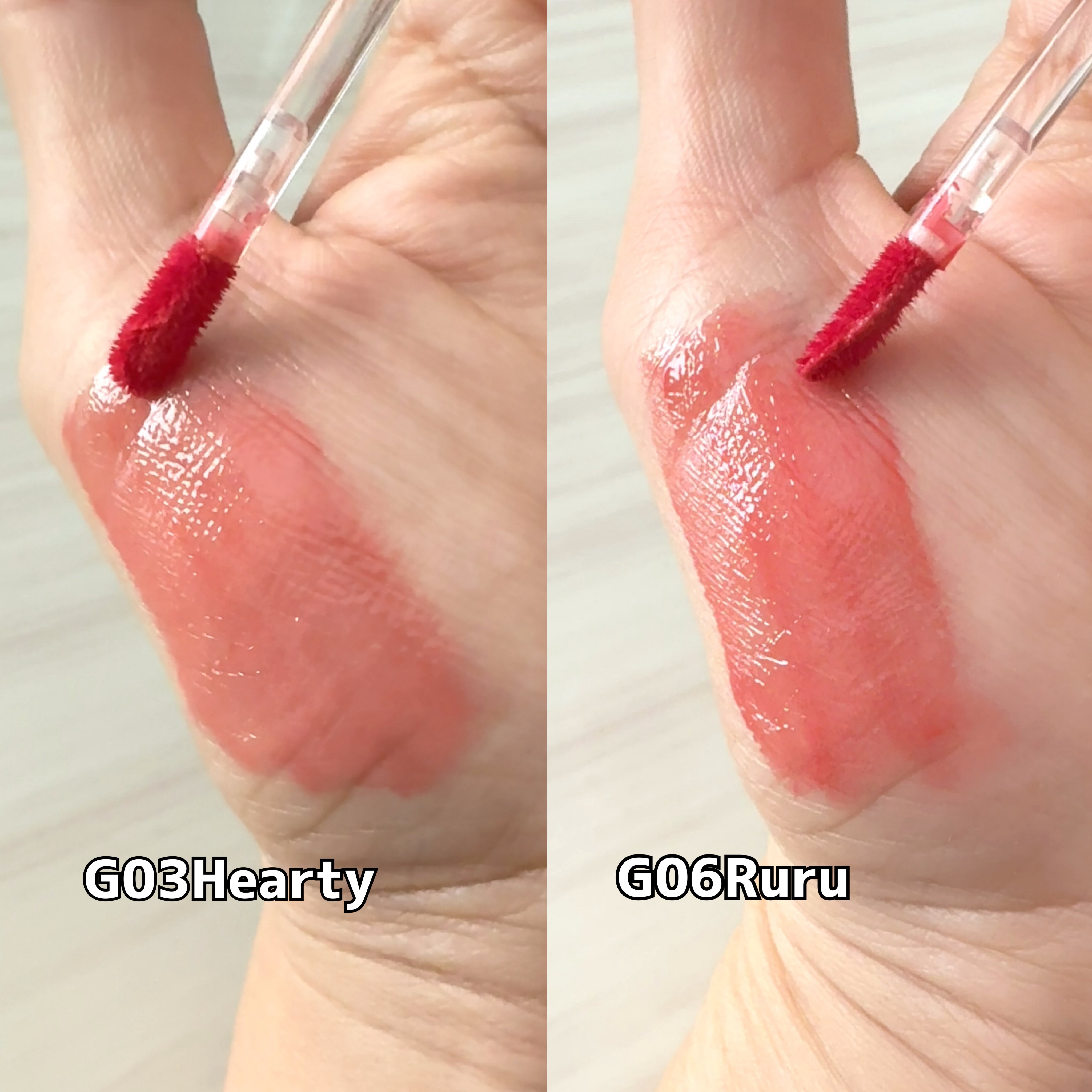 オールライトムードグローティント G03 Hearty/フォレンコス/リップティントを使ったクチコミ（3枚目）