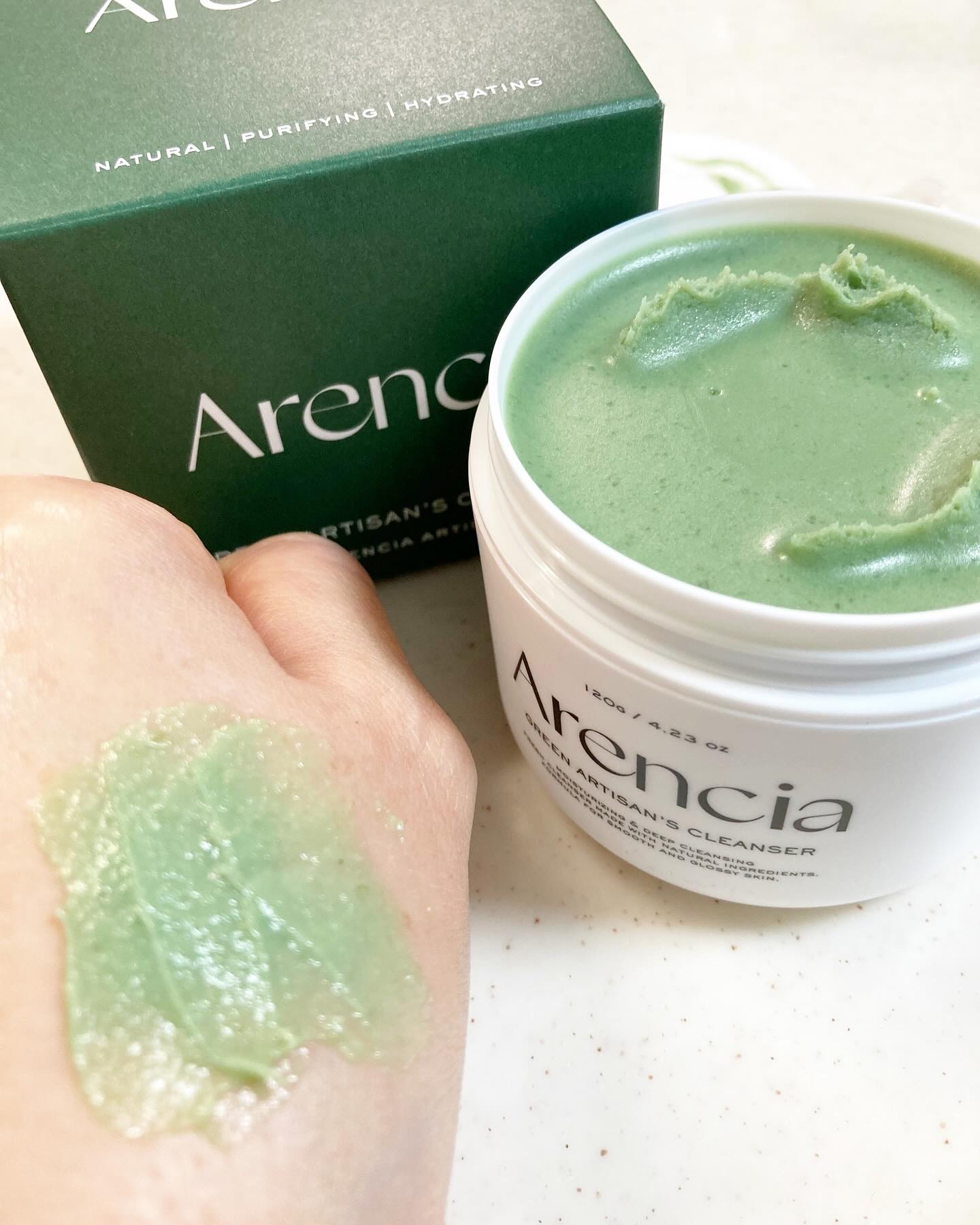 プレミアムもちソープ「グリーンアルティザン」/アレンシア/その他洗顔料を使ったクチコミ（3枚目）
