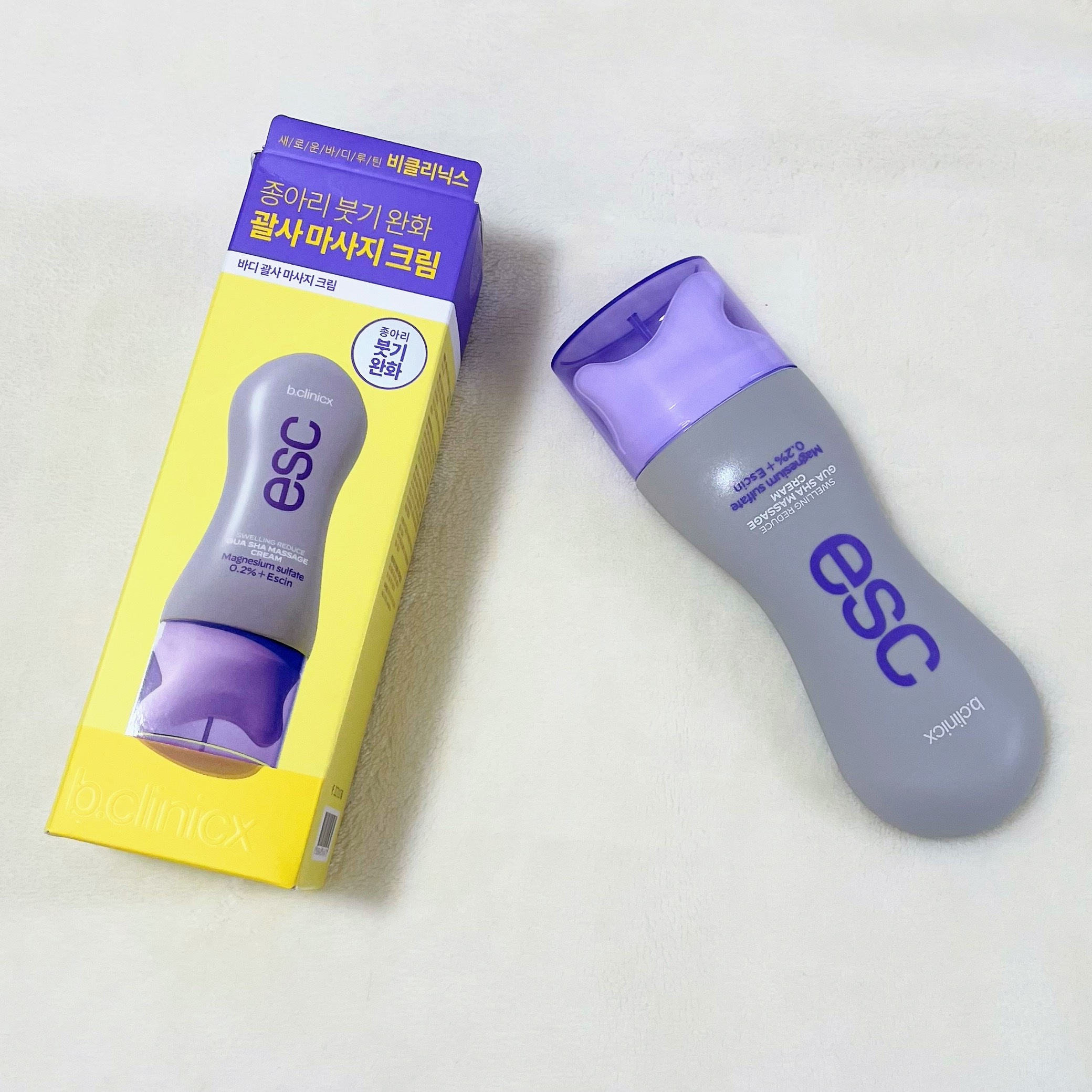 マグネシウムプラスエスシン ボディー かっさ マッサージ クリーム/b.clinicx/ボディクリームを使ったクチコミ（1枚目）