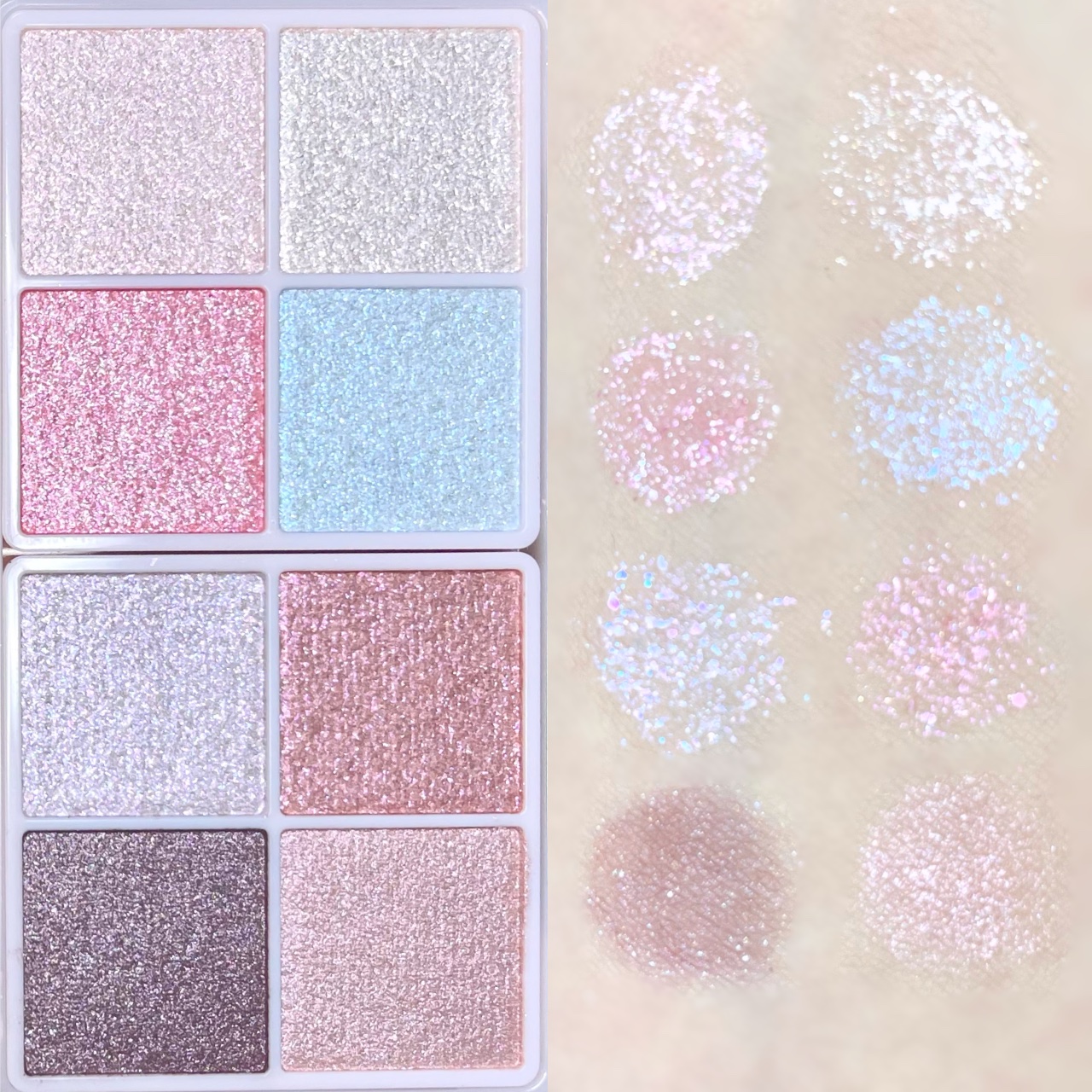 プティパレットアイズ（スパークリングタイプ）/キャンメイク/アイシャドウを使ったクチコミ（3枚目）