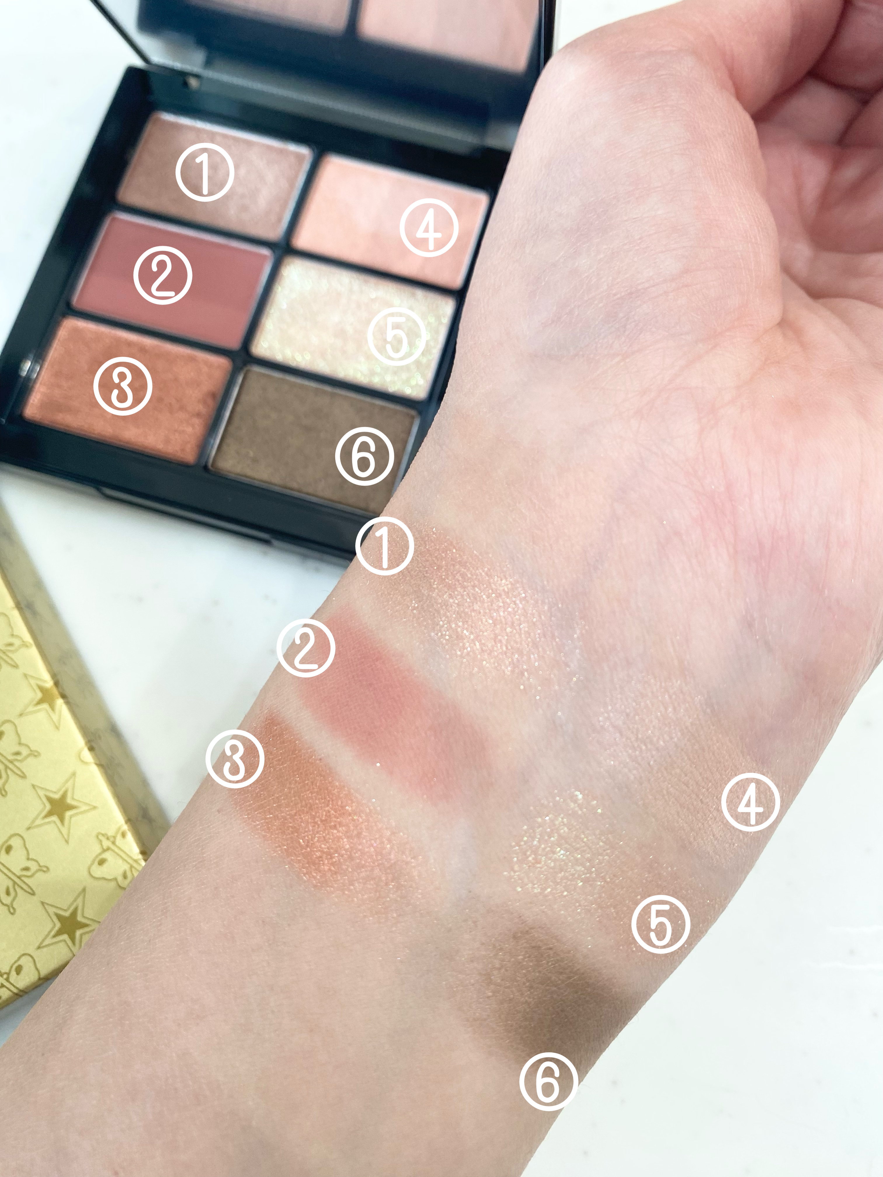 バタフライダガー アイシャドー パレット（限定）/shu uemura/アイシャドウパレットを使ったクチコミ（3枚目）