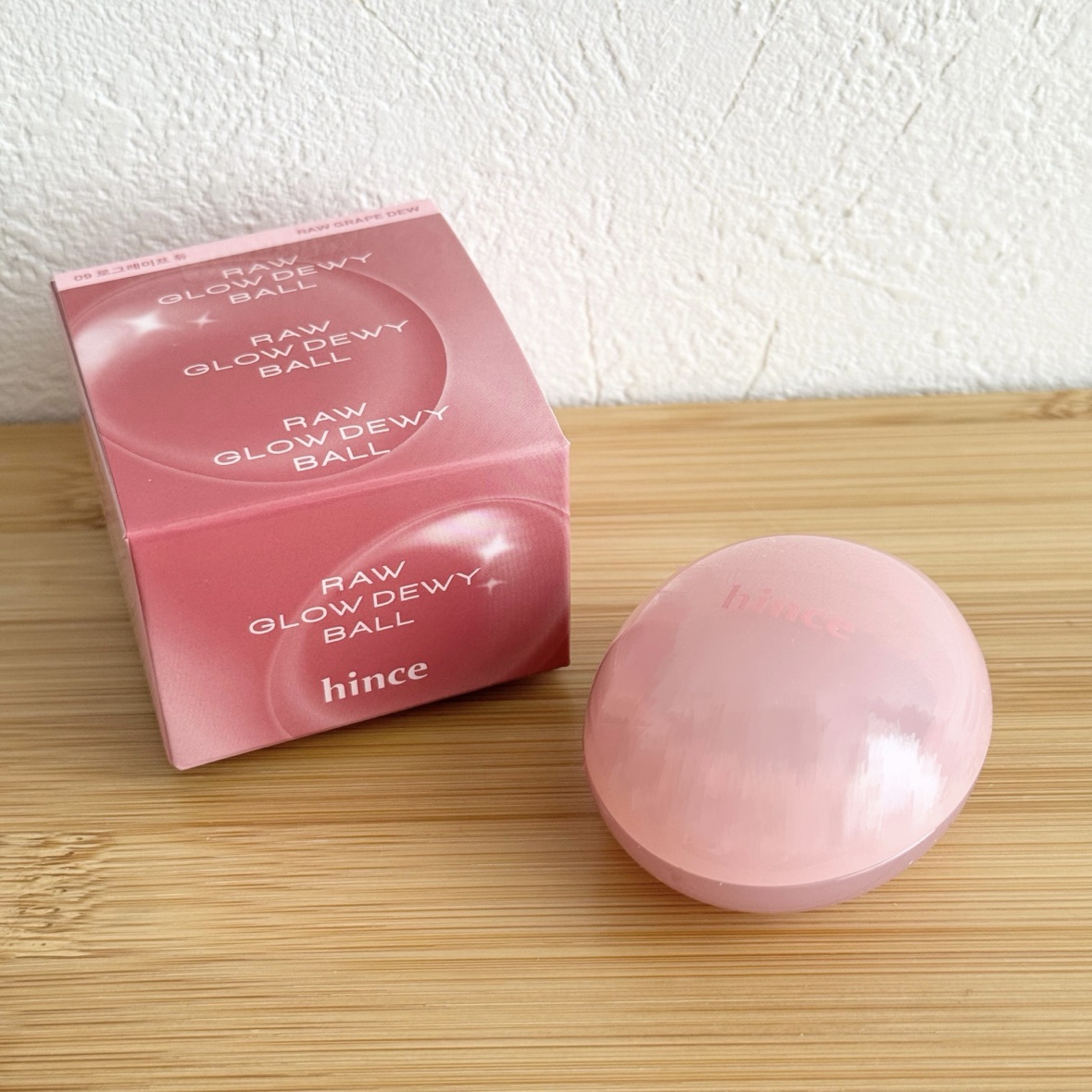 ロウグロウデューイーボール/hince/リップバームを使ったクチコミ（1枚目）