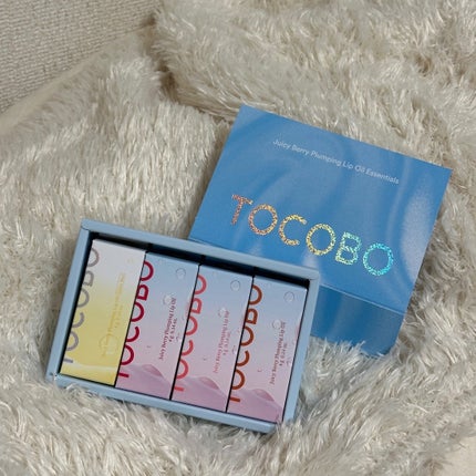 ジューシーベリープランピングリップオイル/TOCOBO/リップグロスを使ったクチコミ(4枚目)