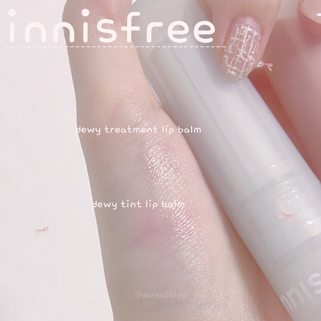 デューイティント リップバーム #1 ベビーピンク/innisfree/リップティントを使ったクチコミ（3枚目）