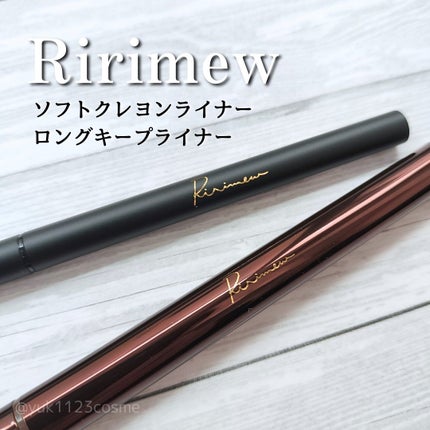 リリミュウ ロングキープライナー/Ririmew/リキッドアイライナーを使ったクチコミ(1枚目)
