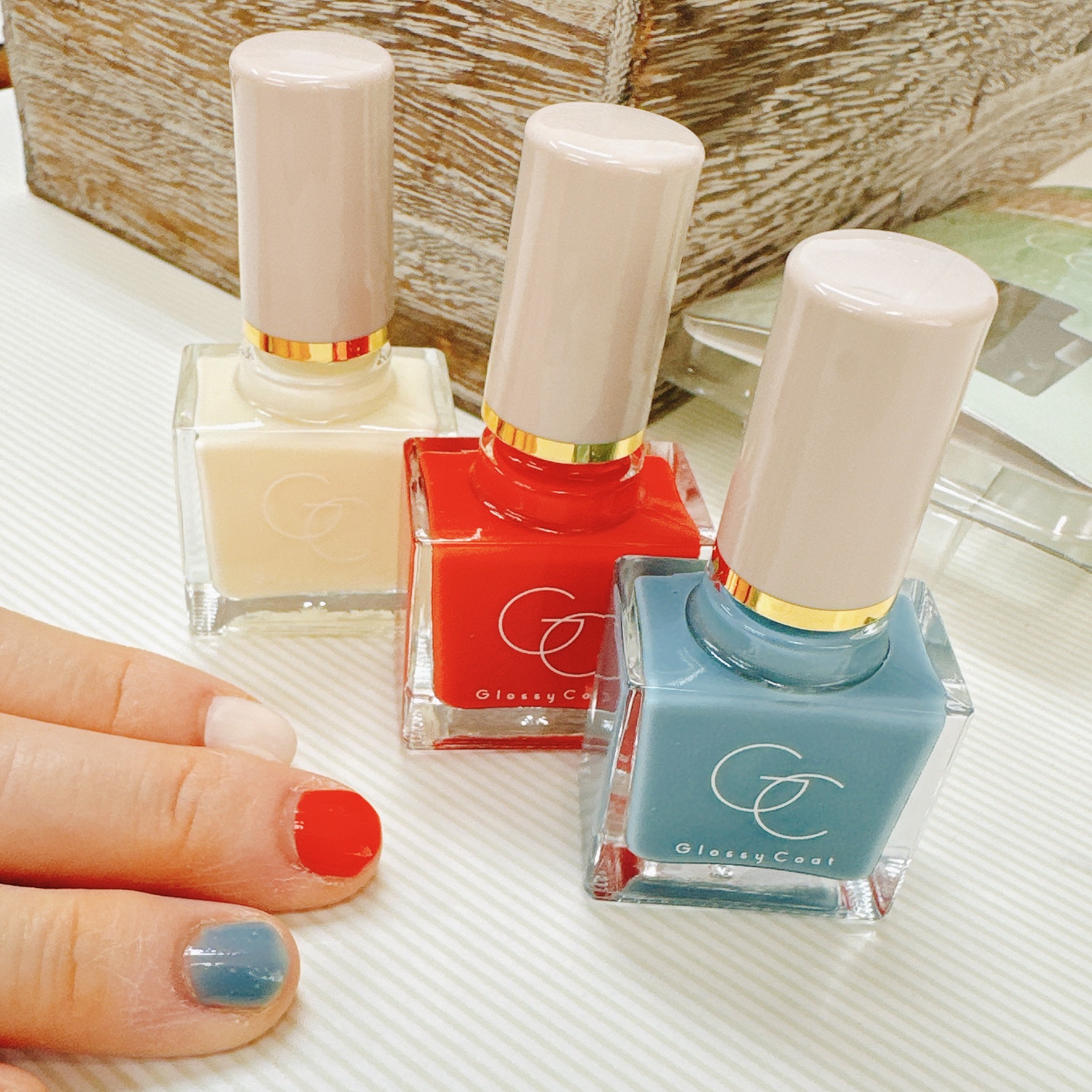 グロッシーコート/スキューズミー/オールインワンネイルを使ったクチコミ（3枚目）