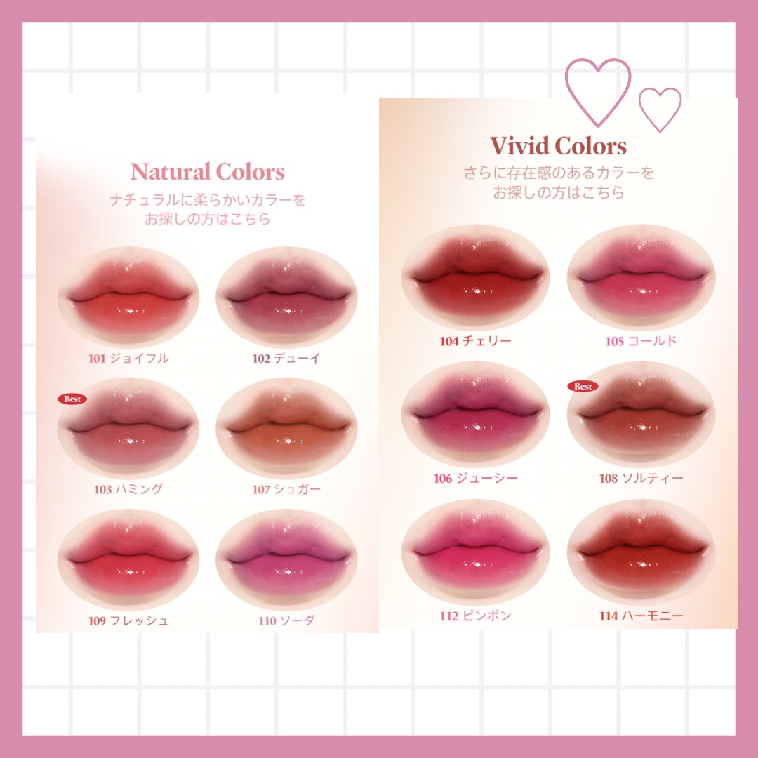 フルーティーグラムティント/Laka/リップティントを使ったクチコミ（2枚目）