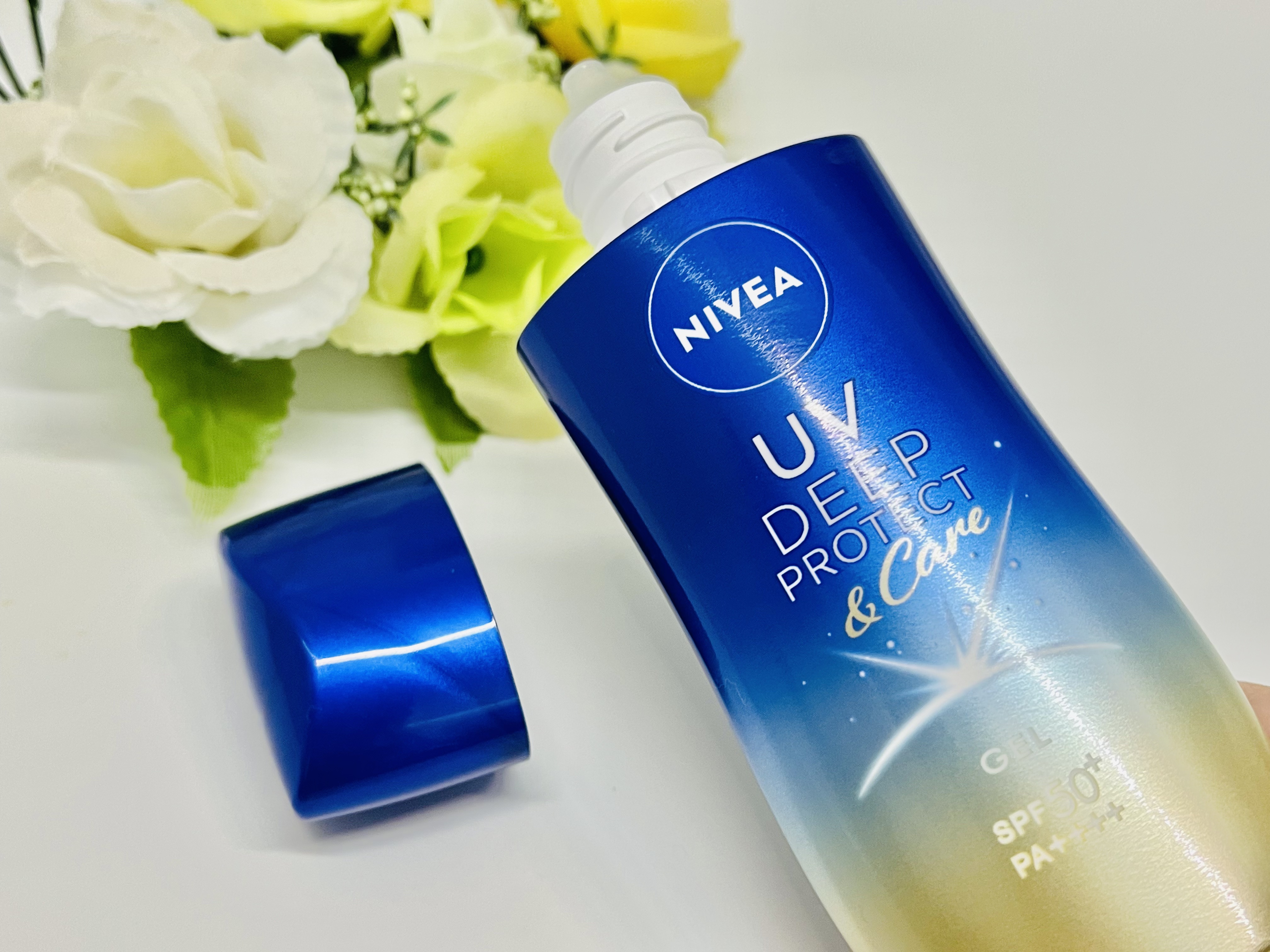 ニベアUV ディープ プロテクト＆ケア ジェル/ニベア/日焼け止めジェルを使ったクチコミ（2枚目）