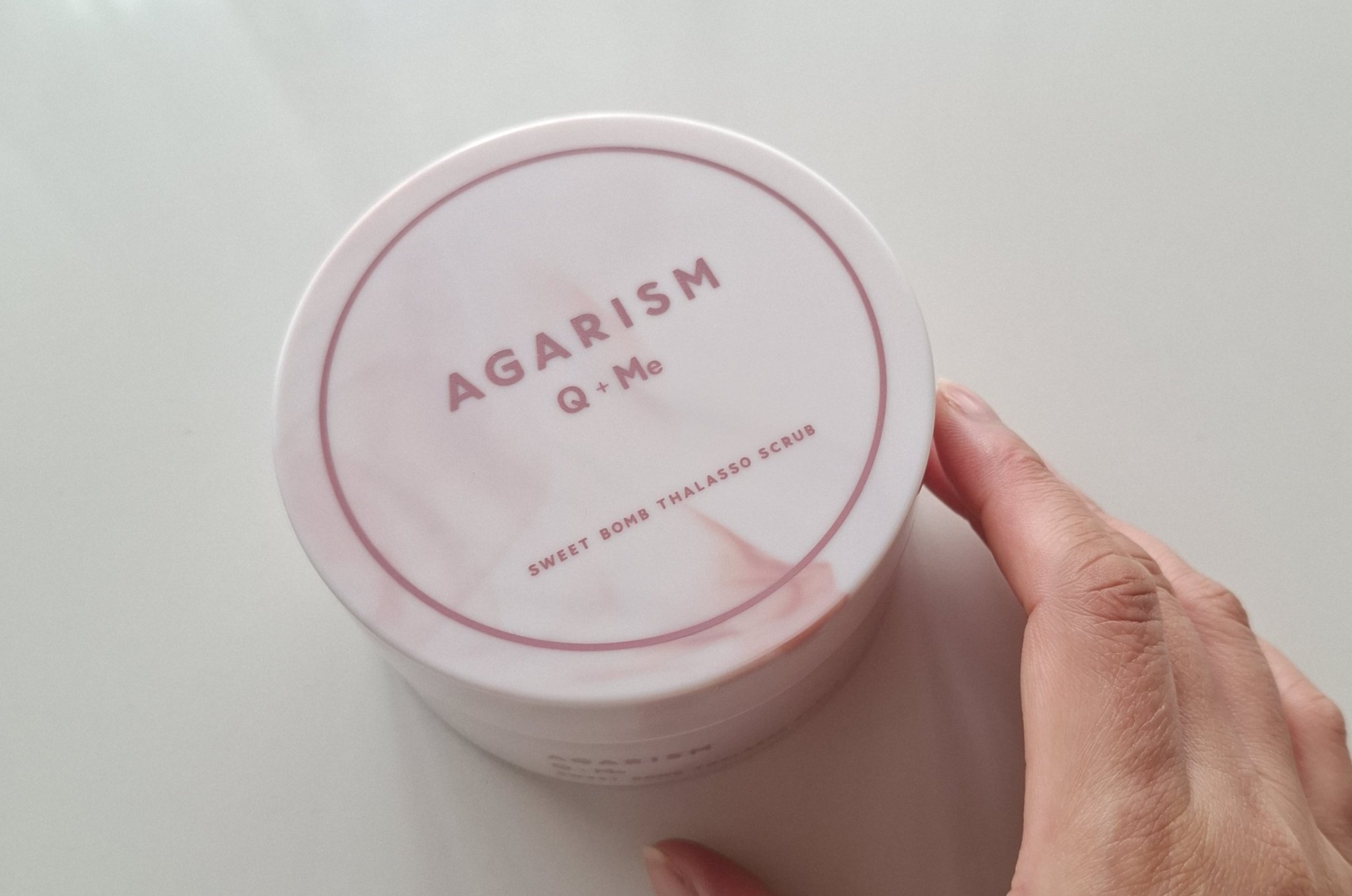 キューミースウィートボムタラソスクラブ　ピオニーブーケの香り/AGARISM/ボディスクラブを使ったクチコミ（1枚目）