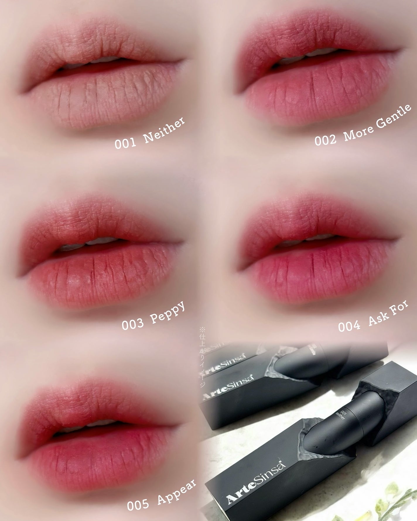 シルキーブラーティント/ArteSinsa/口紅を使ったクチコミ(5枚目)