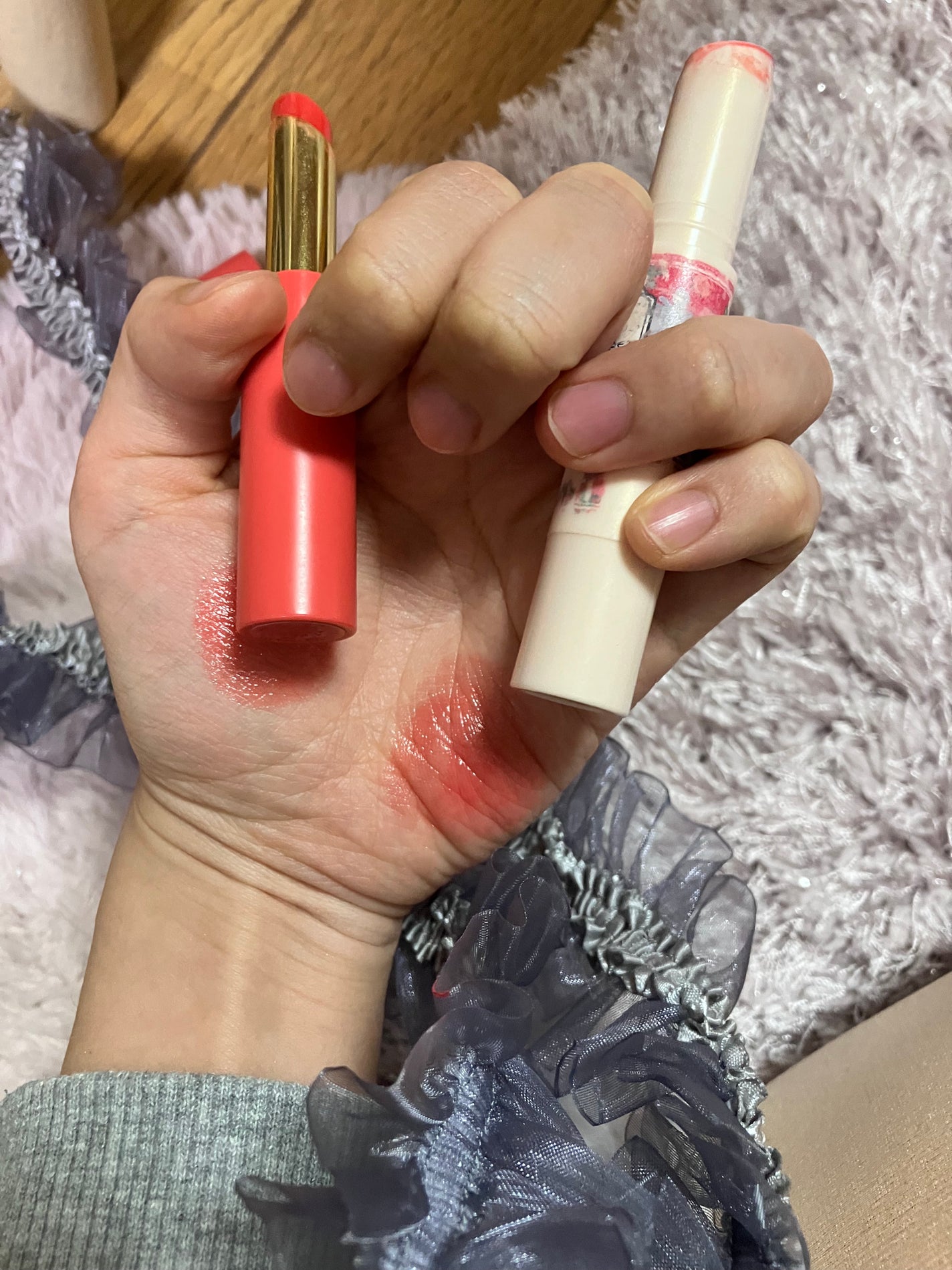 ステイオンバームルージュ/キャンメイク/口紅を使ったクチコミ(1枚目)