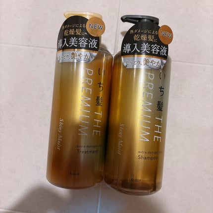 THE PREMIUM エクストラダメージケアシャンプー/トリートメント(シャイニーモイスト)/いち髪/市販シャンプーを使ったクチコミ(1枚目)