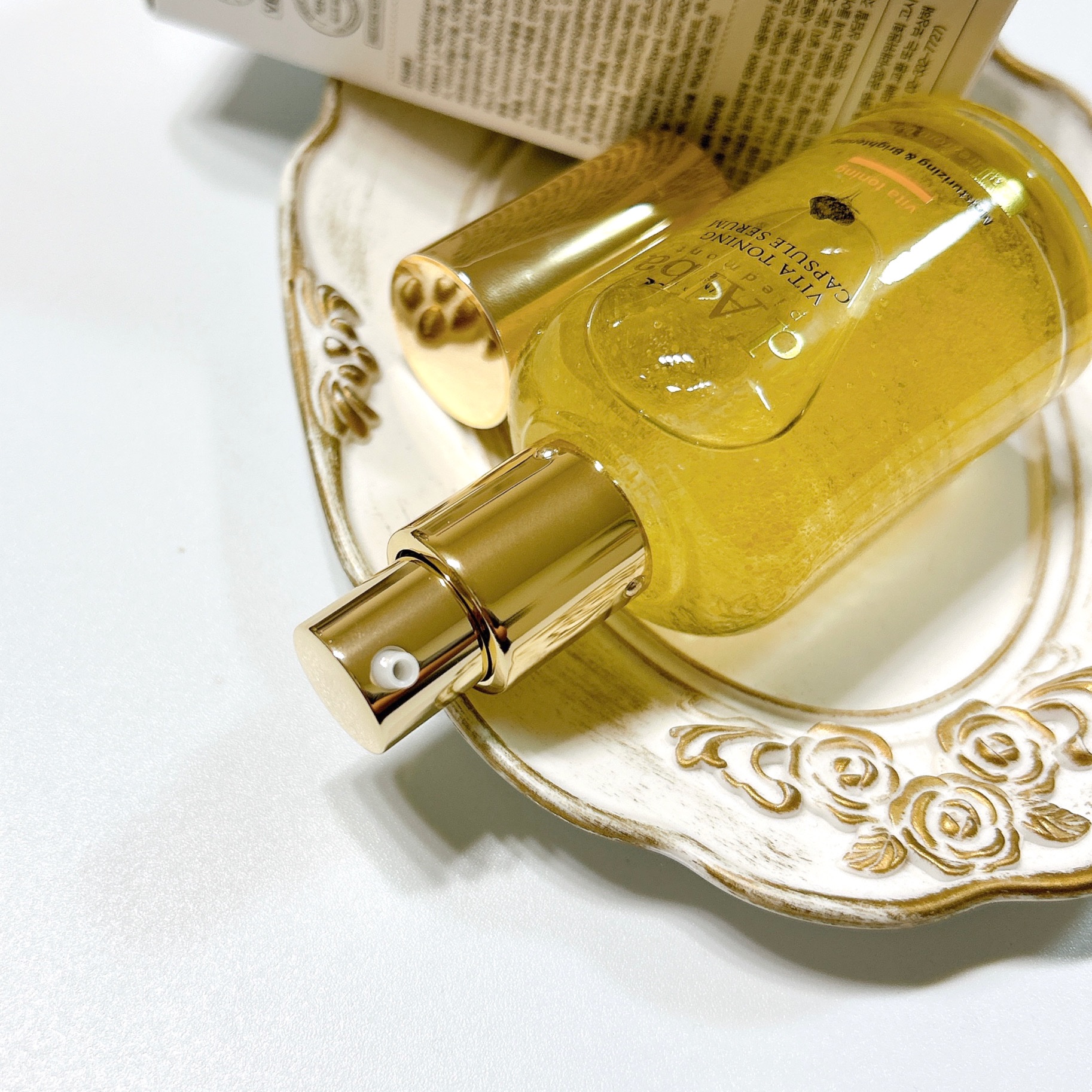 ビタトーニングカプセルセラム/ダルバ/美容液を使ったクチコミ（2枚目）