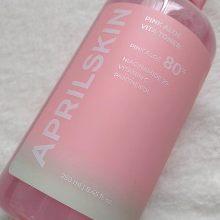 ピンクアロエビタトナー/APRILSKIN/化粧水を使ったクチコミ(3枚目)