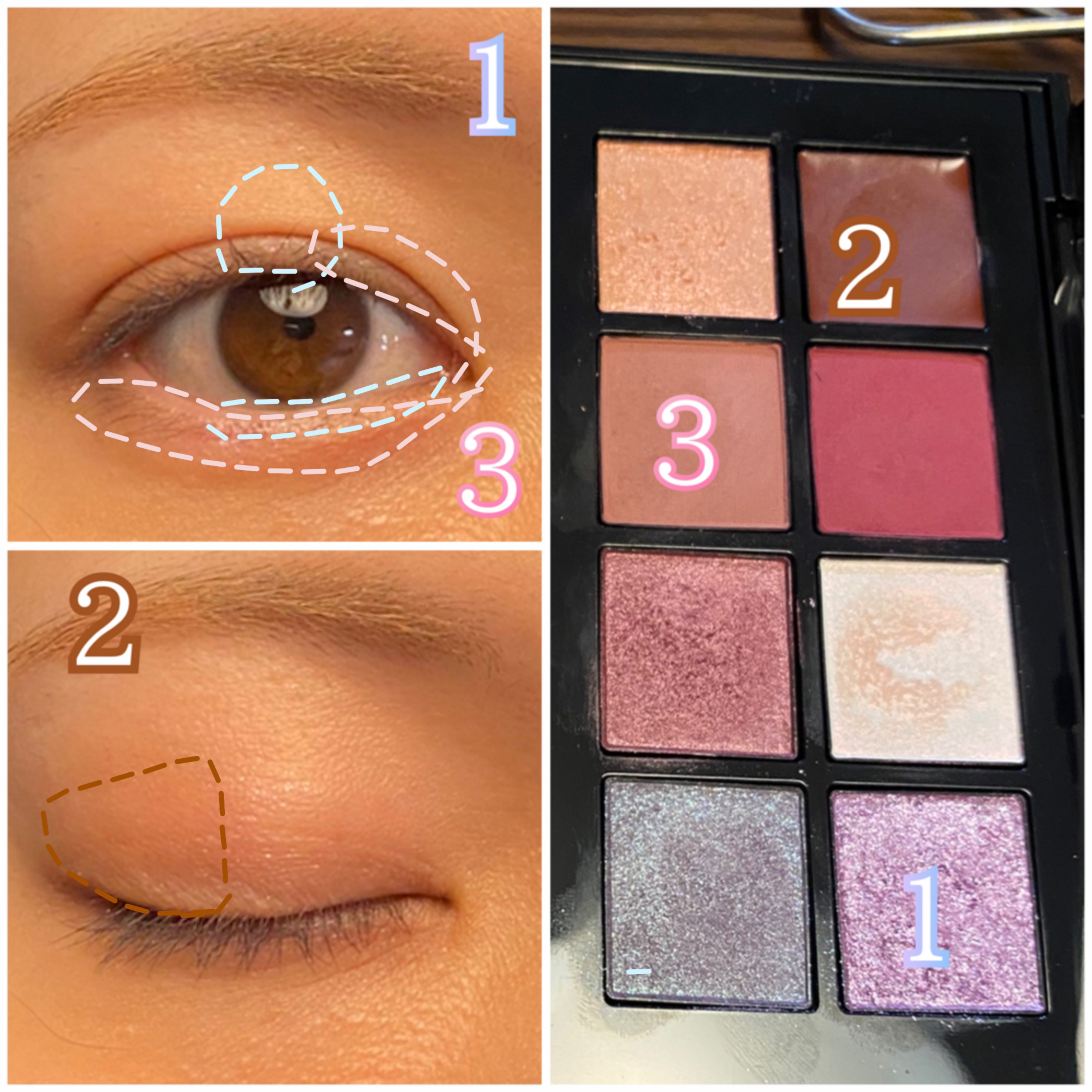 コンパクトアディクション “エターナル イン ピンク”/ADDICTION/アイシャドウパレットを使ったクチコミ（3枚目）