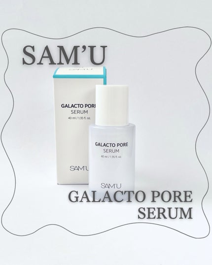 ガラクトポアセラム/SAM'U/美容液を使ったクチコミ(1枚目)
