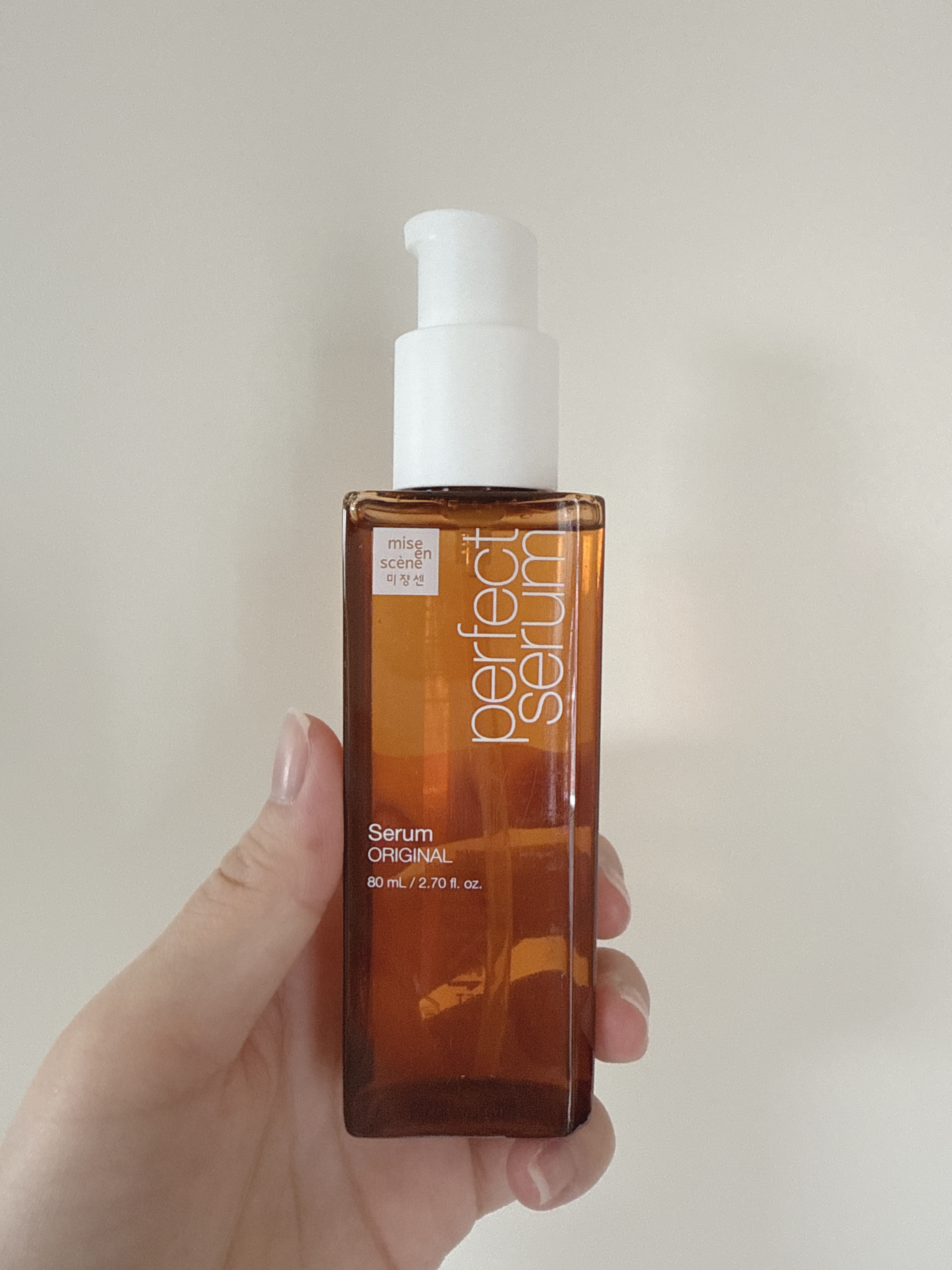  パーフェクトセラム オリジナルセラム/miseenscene/アウトバストリートメントを使ったクチコミ（2枚目）