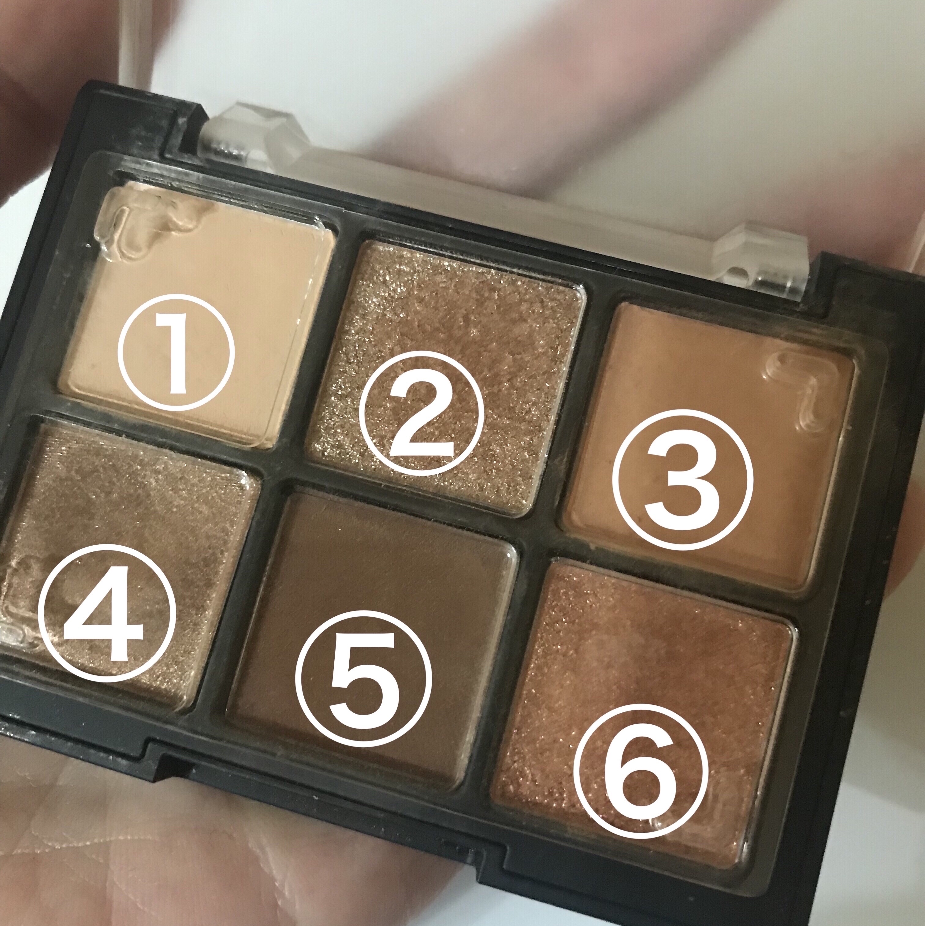 ブラーフィニシュシャドウパレット/Dinto/アイシャドウパレットを使ったクチコミ（2枚目）