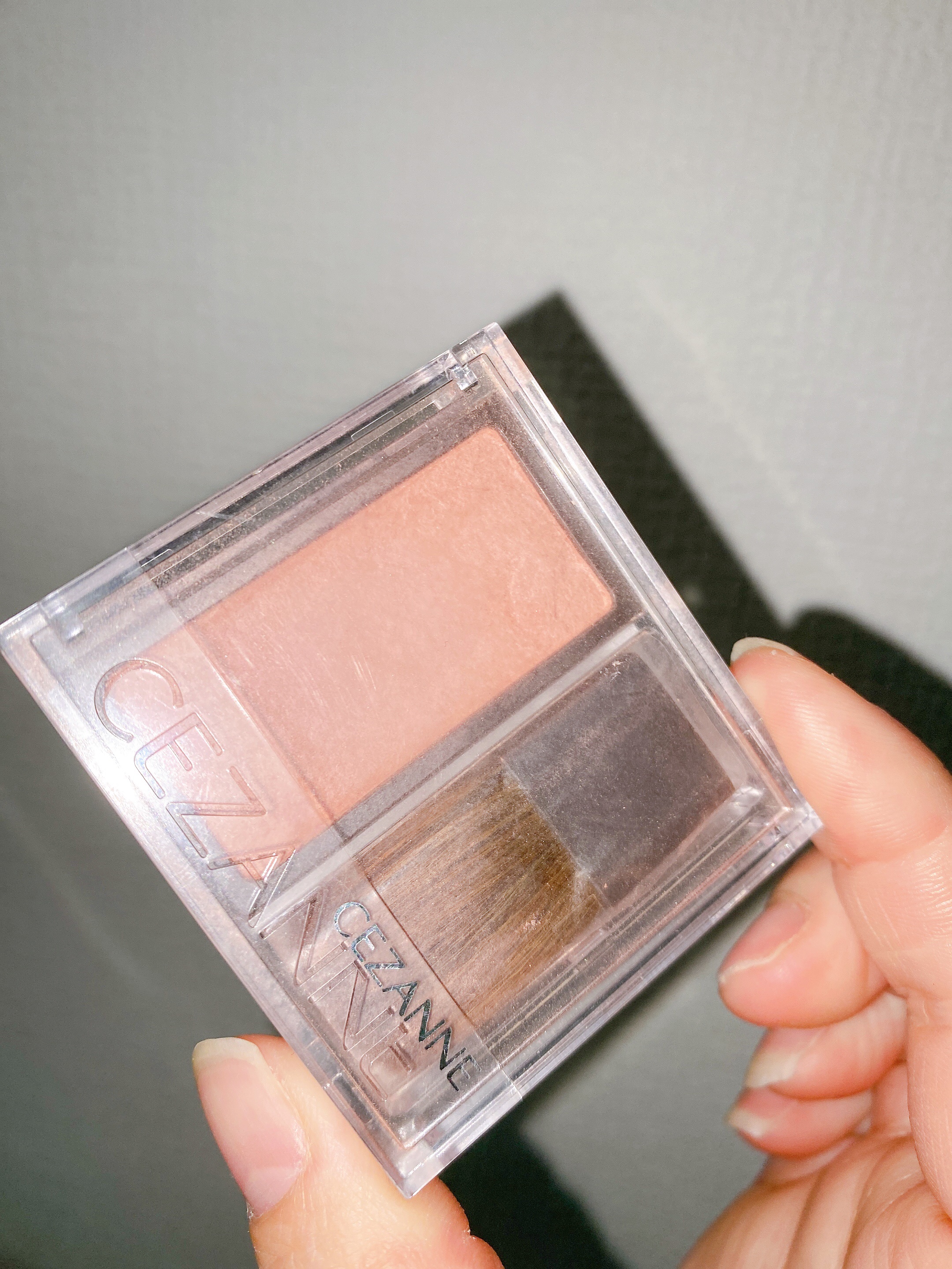 チークブラッシュ/CEZANNE/パウダーチークを使ったクチコミ（1枚目）