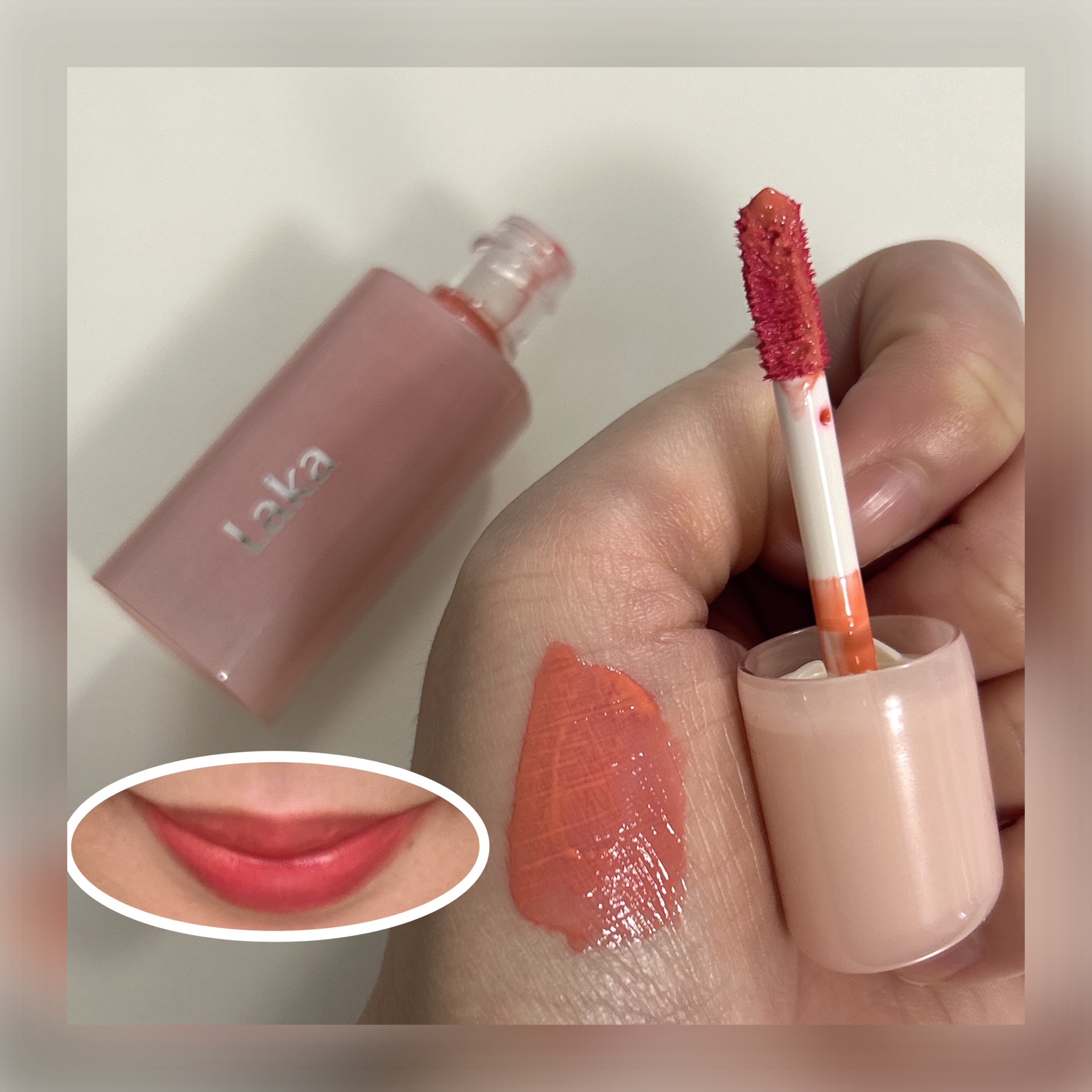 ポッピングバルーンティント/Laka/リップティントを使ったクチコミ（2枚目）