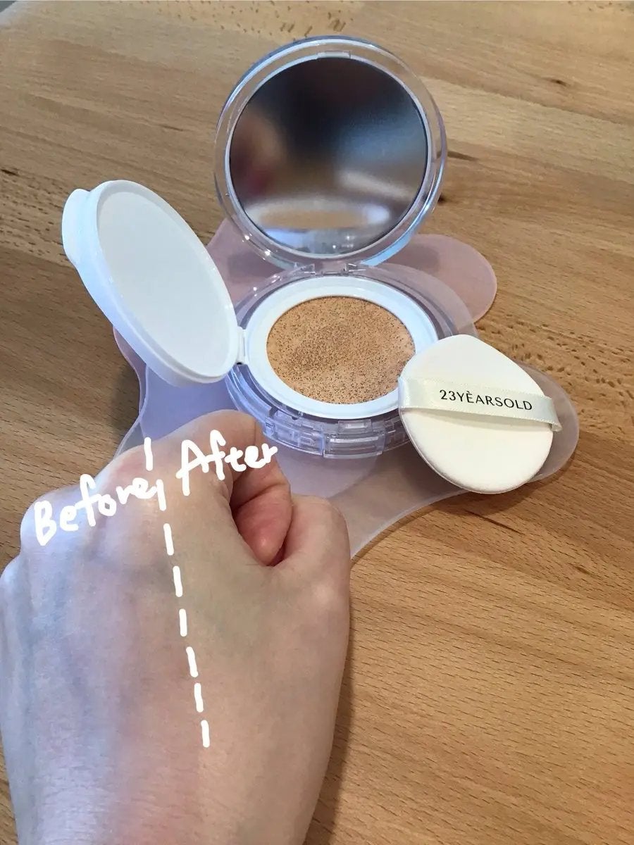 ハートリーフシーンカバークッション/23years old/クッションファンデーションを使ったクチコミ(3枚目)