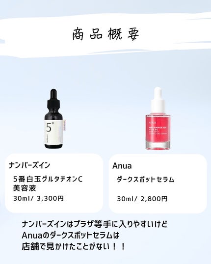 とまと村長@化粧品研究者 on LIPS 「ダークスポットセラムとナンバーズの美容液を比較してみた!本当は..」(3枚目)