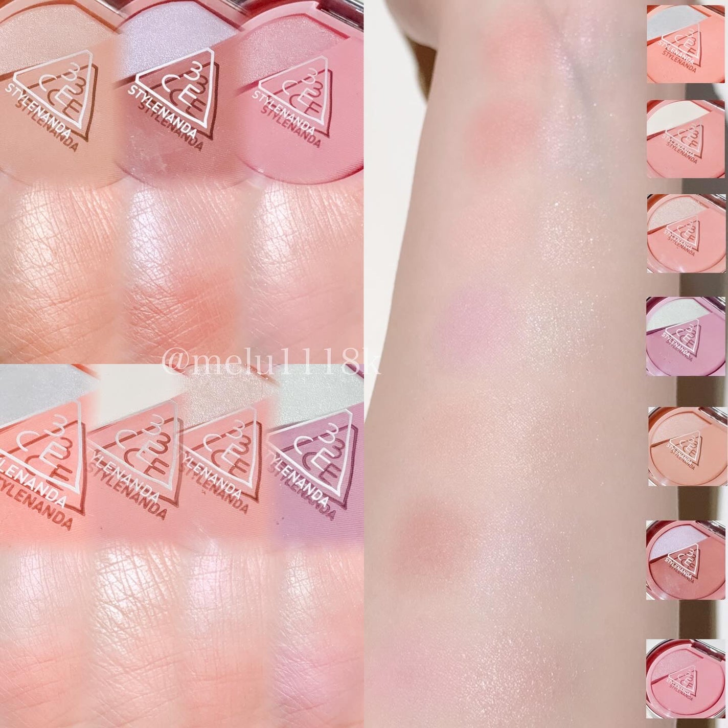 3CE ブラッシュライター/3CE/パウダーチークを使ったクチコミ(2枚目)