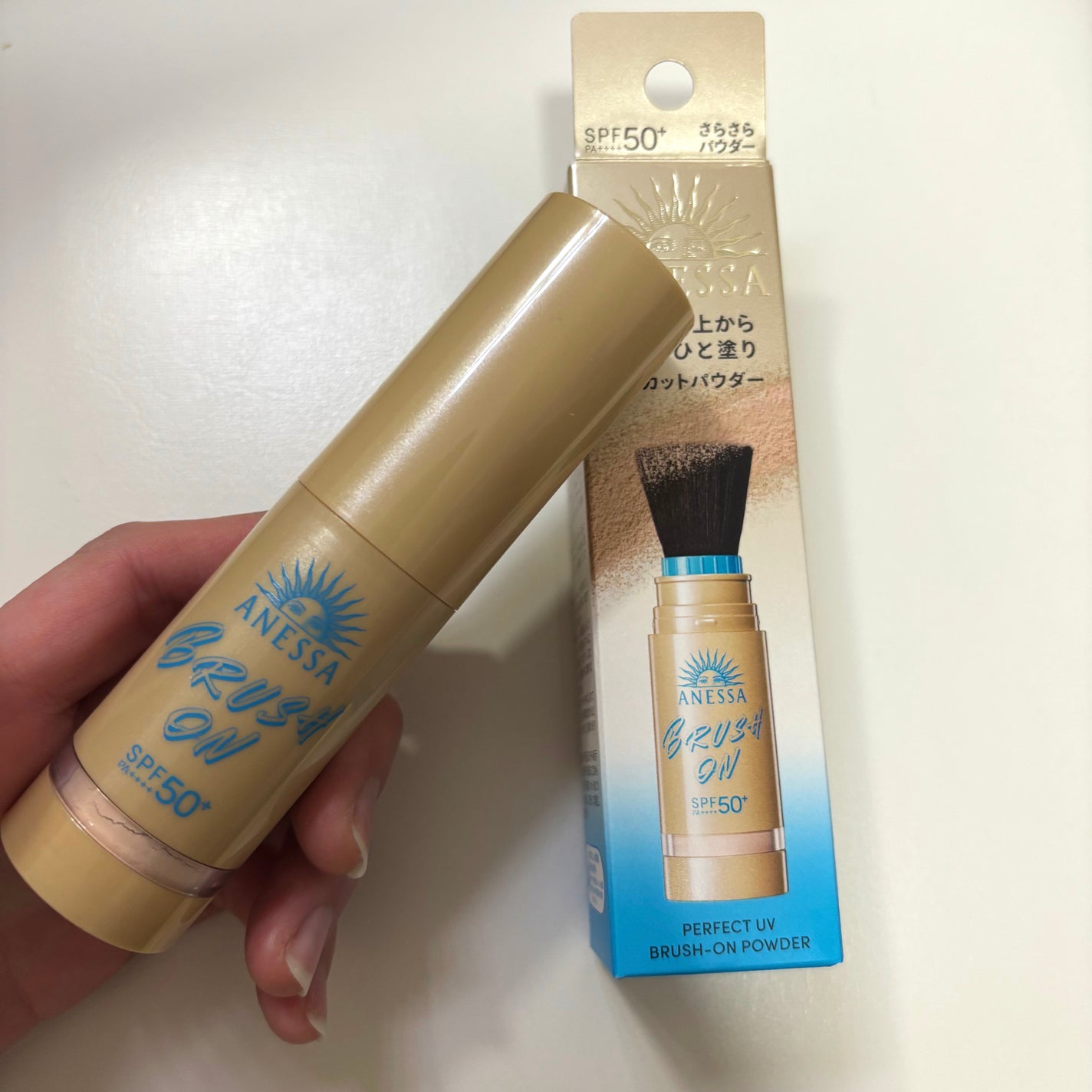 アネッサ パーフェクト UV ブラッシュオンパウダー/アネッサ/日焼け止めパウダーを使ったクチコミ(2枚目)