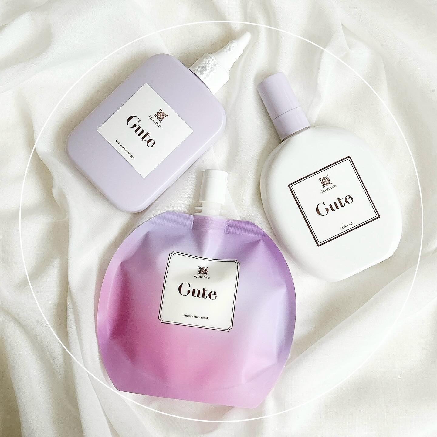 イクモアキュートミルキィオイル/iqumore/ヘアオイルを使ったクチコミ（1枚目）