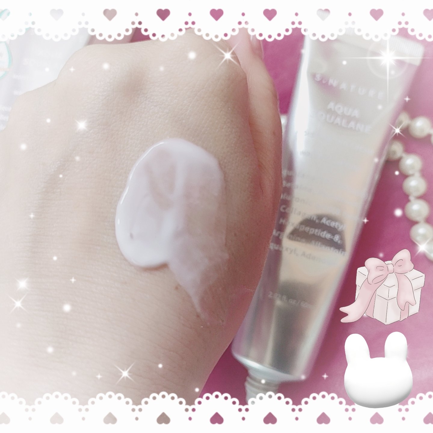 アクアスクワランモイスチャークリーム/S.NATURE/フェイスクリームを使ったクチコミ（2枚目）