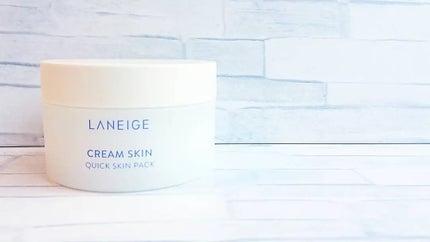 LANEIGE クリームスキン クイックスキンパックのクチコミ「︎︎︎︎☑︎クリームスキンクイックスキンパック/ラネージュ
たった2分の時短ケア!化粧水の代.....」(1枚目)