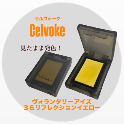 セルヴォーク ヴォランタリー アイズ/Celvoke/単色アイシャドウを使ったクチコミ(1枚目)