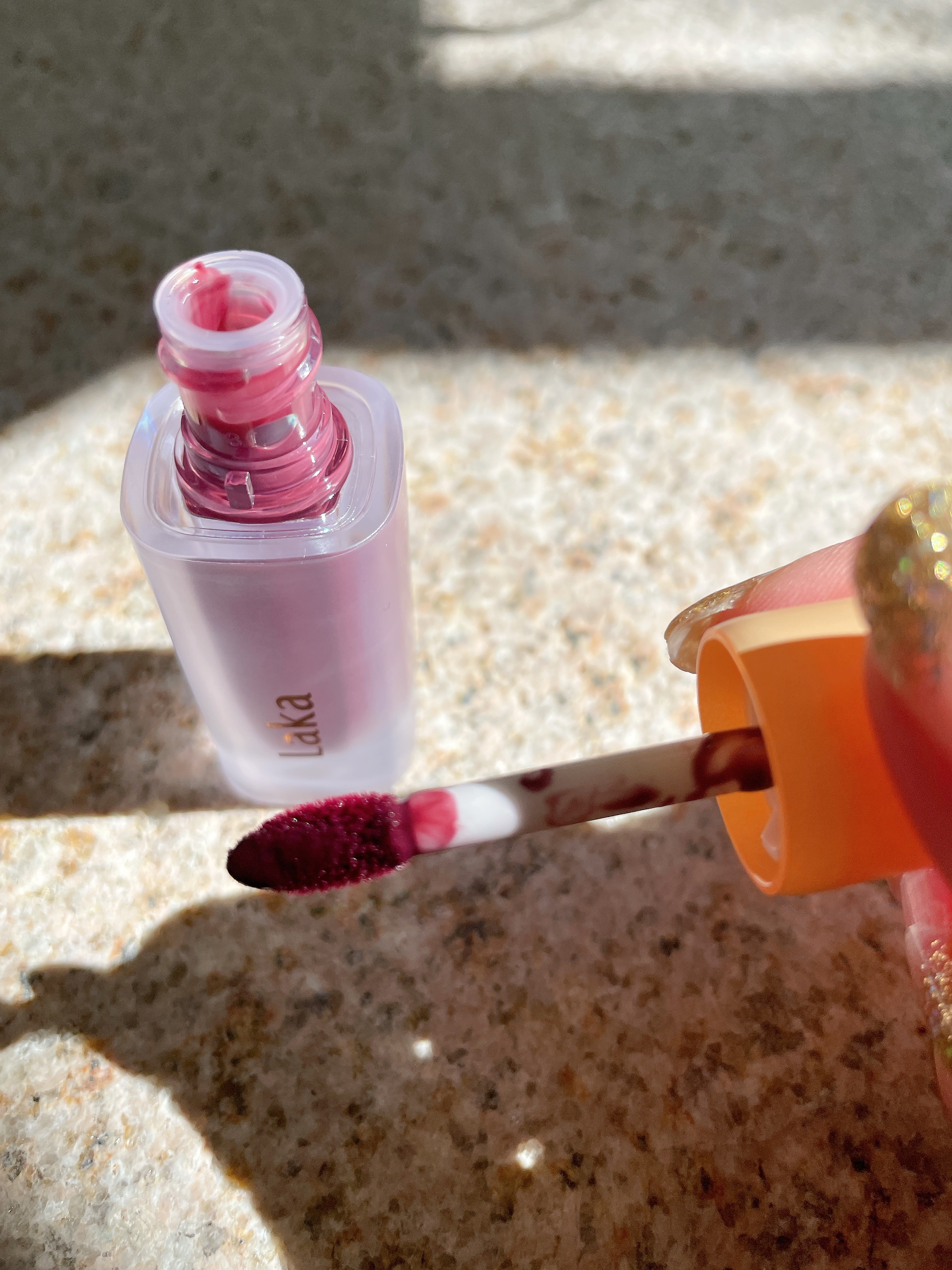 フルーティーグラムティント/Laka/リップティントを使ったクチコミ（2枚目）