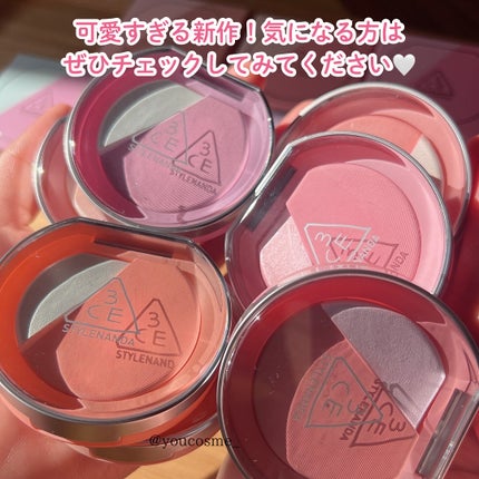 3CE ブラッシュライター/3CE/パウダーチークを使ったクチコミ(8枚目)