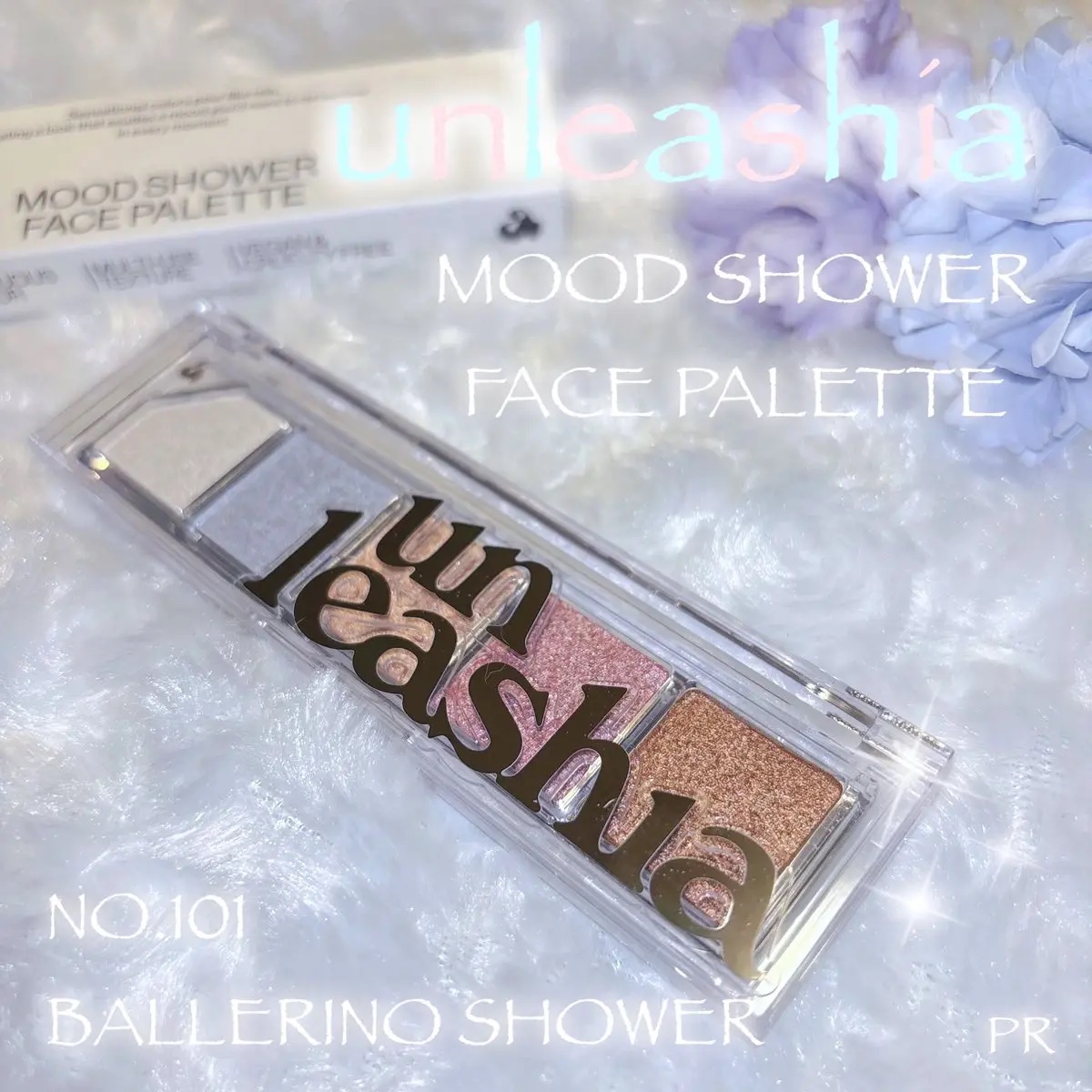 Mood Shower Face Palette No.101 バレリーノシャワー/unleashia/パウダーハイライトを使ったクチコミ（1枚目）