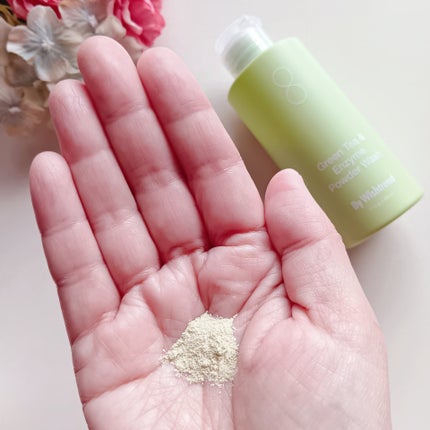 グリーンティー&エンザイムパウダーウォッシュ/By Wishtrend/洗顔パウダーを使ったクチコミ(4枚目)