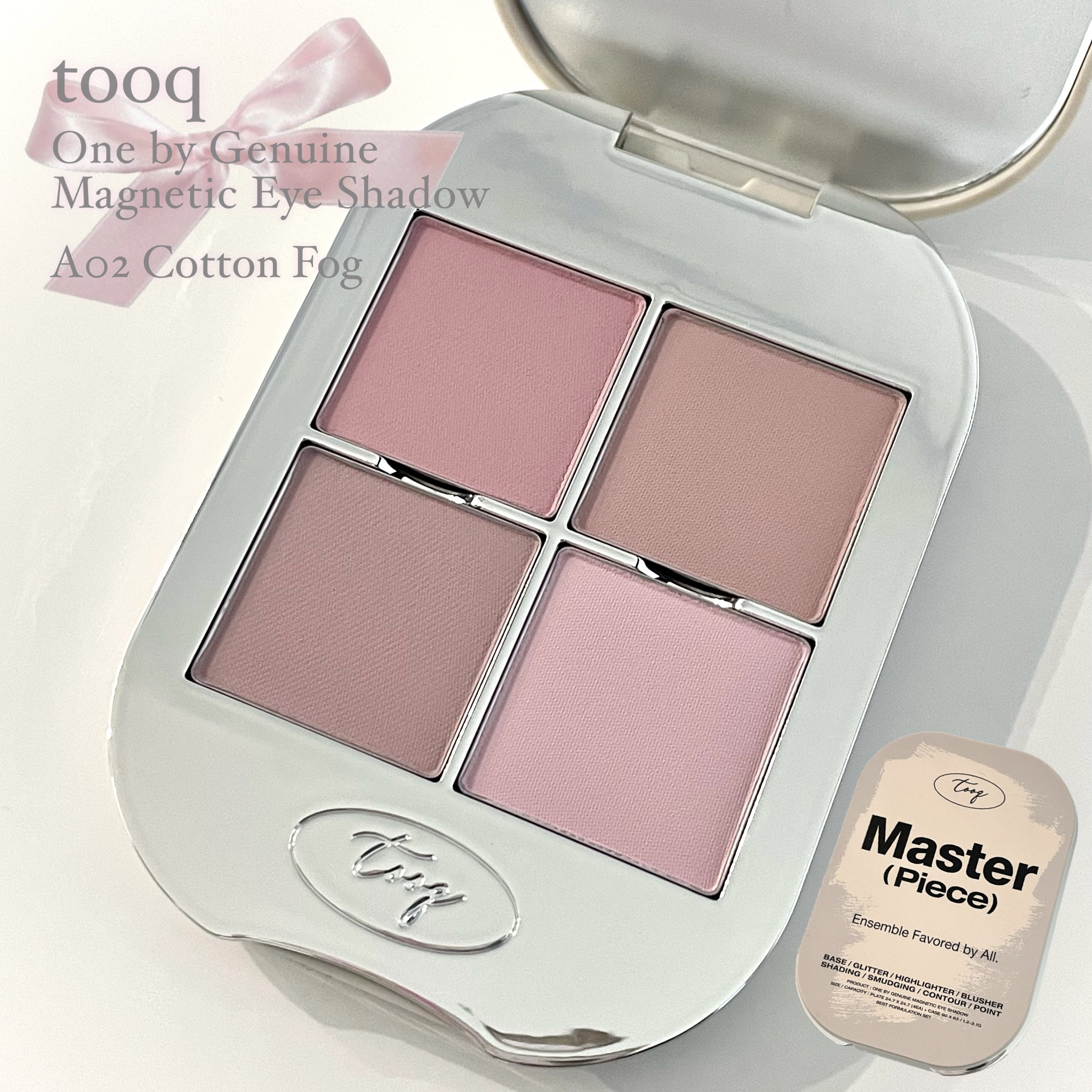 tooq ONE BY GENUINE MAGNETIC EYE SHADOW/Tooq/パウダーアイシャドウを使ったクチコミ（1枚目）