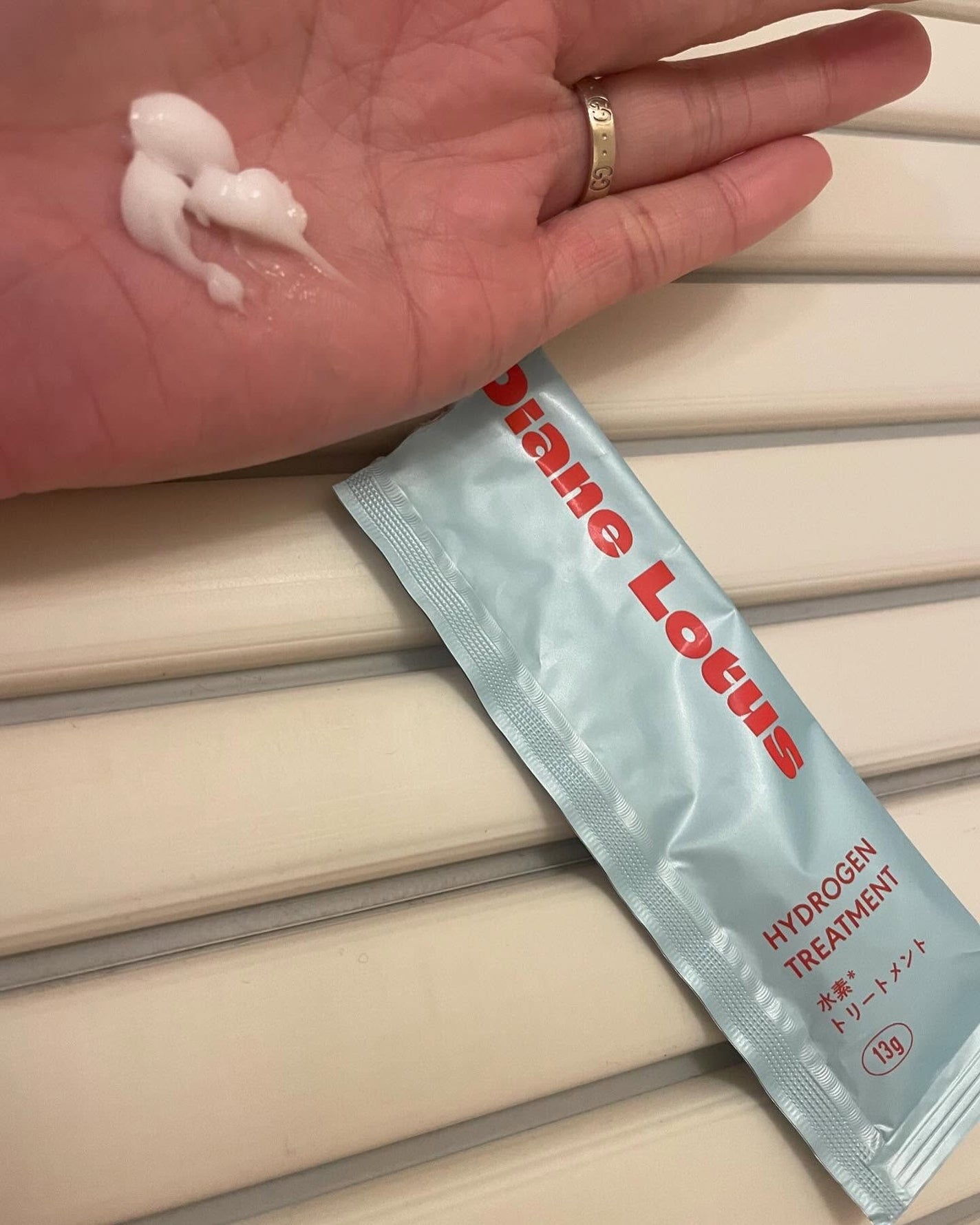 レモン on LIPS 「DianeLotus水素トリートメントを使いました。一袋4包入..」(1枚目)