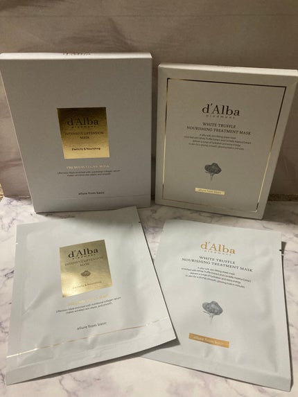 ホワイトトリュフナリシングトリートメントマスク/ダルバ/シートマスク・パックを使ったクチコミ(2枚目)