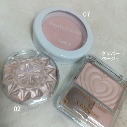 パウダーチークス/キャンメイク/パウダーチークを使ったクチコミ(2枚目)