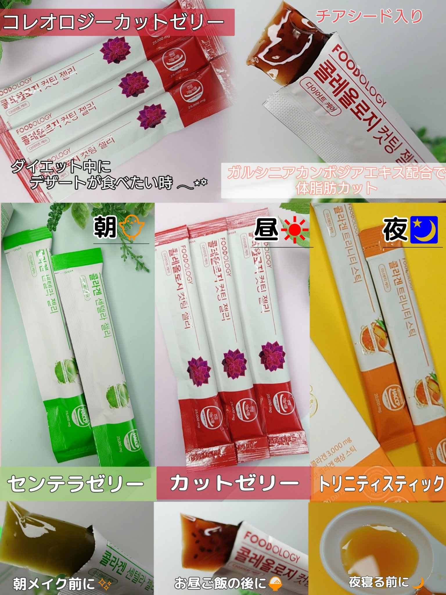 コレオロジーカットゼリー/FOODOLOGY/食品を使ったクチコミ（3枚目）