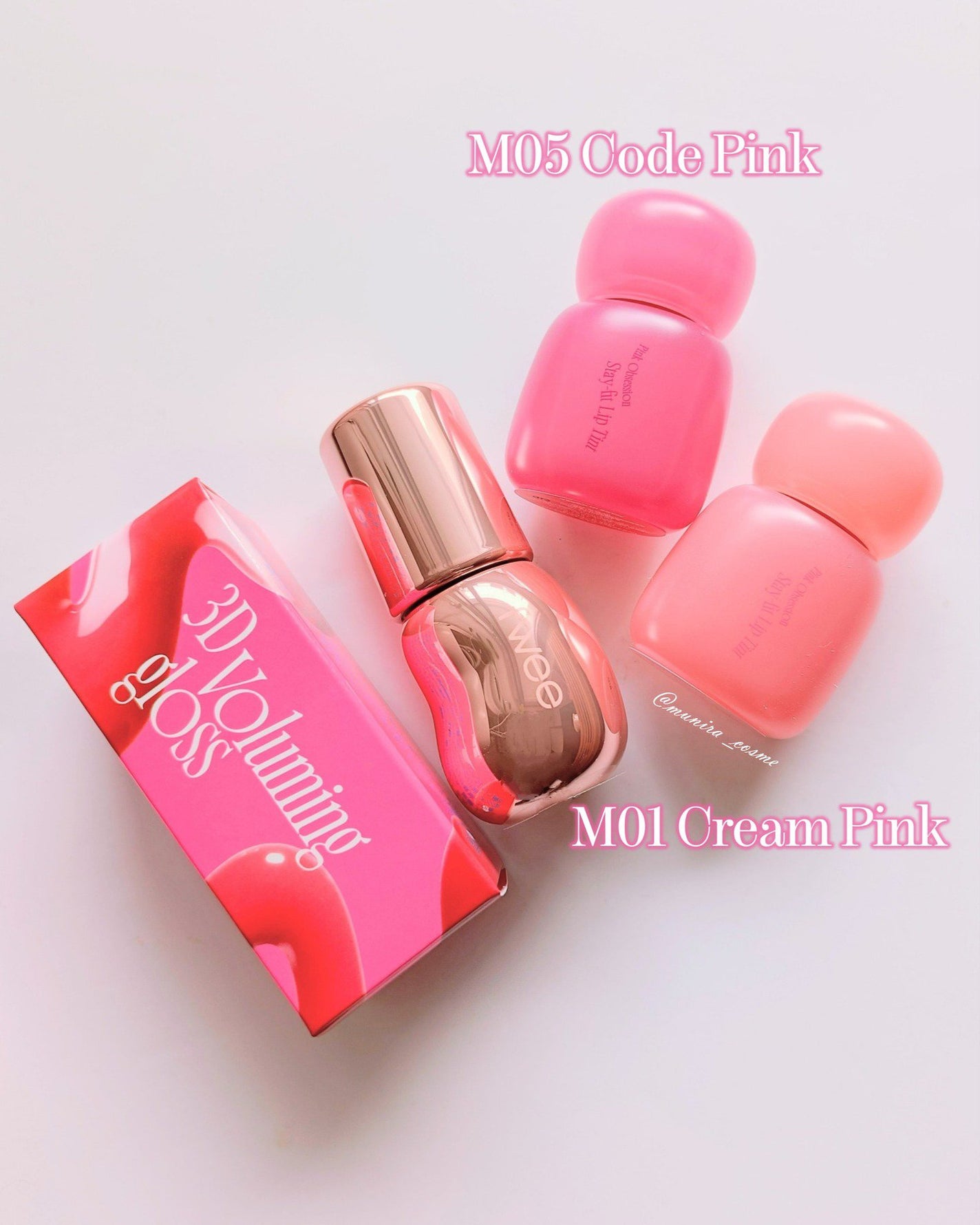 フィー 3Dボリューミンググロス/fwee/リップグロスを使ったクチコミ(4枚目)