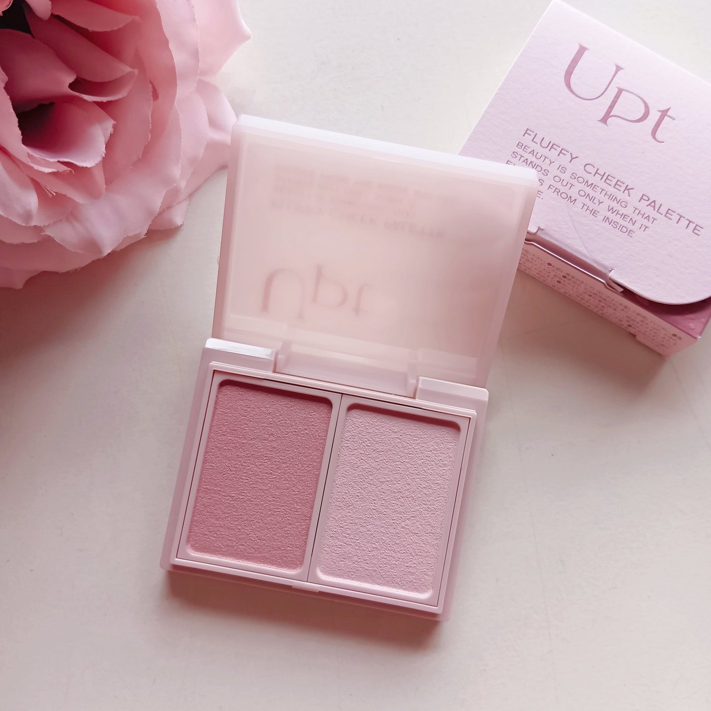 Upt FLUFFY CHEEK PALETTE /Upt/パウダーチークを使ったクチコミ(2枚目)