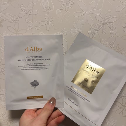 ホワイトトリュフナリシングトリートメントマスク/ダルバ/シートマスク・パックを使ったクチコミ(1枚目)