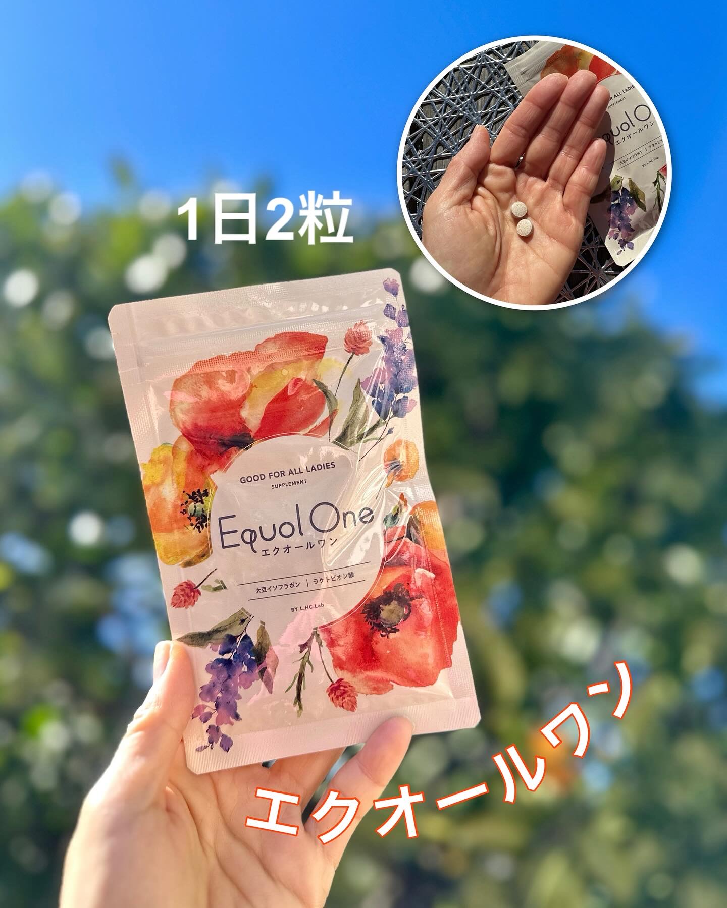 エクオールワン/レディースヘルスケアラボ/健康サプリメントを使ったクチコミ（1枚目）