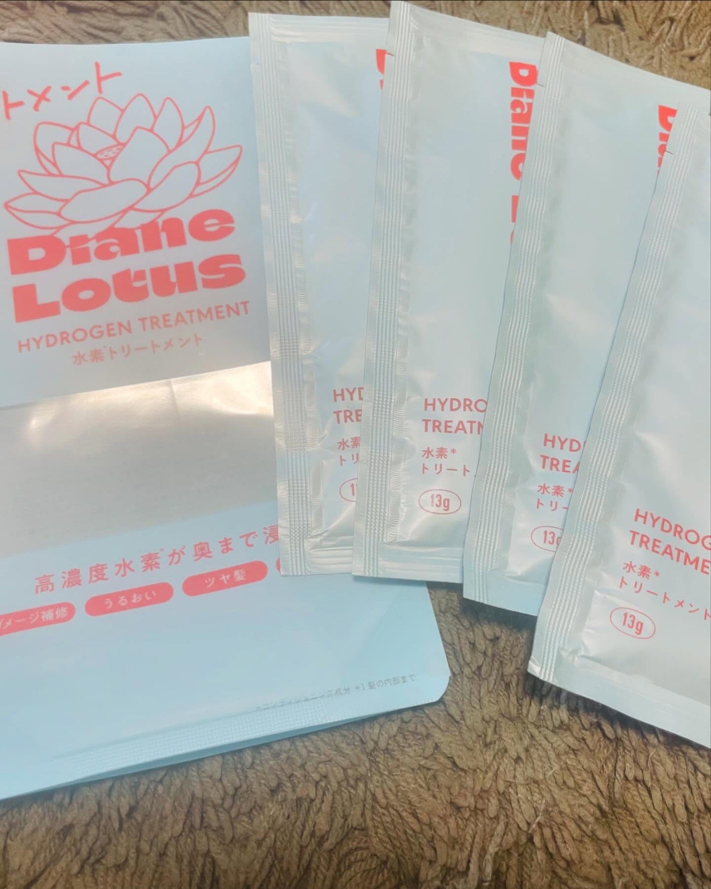 レモン on LIPS 「DianeLotus水素トリートメントを使いました。一袋4包入..」(3枚目)