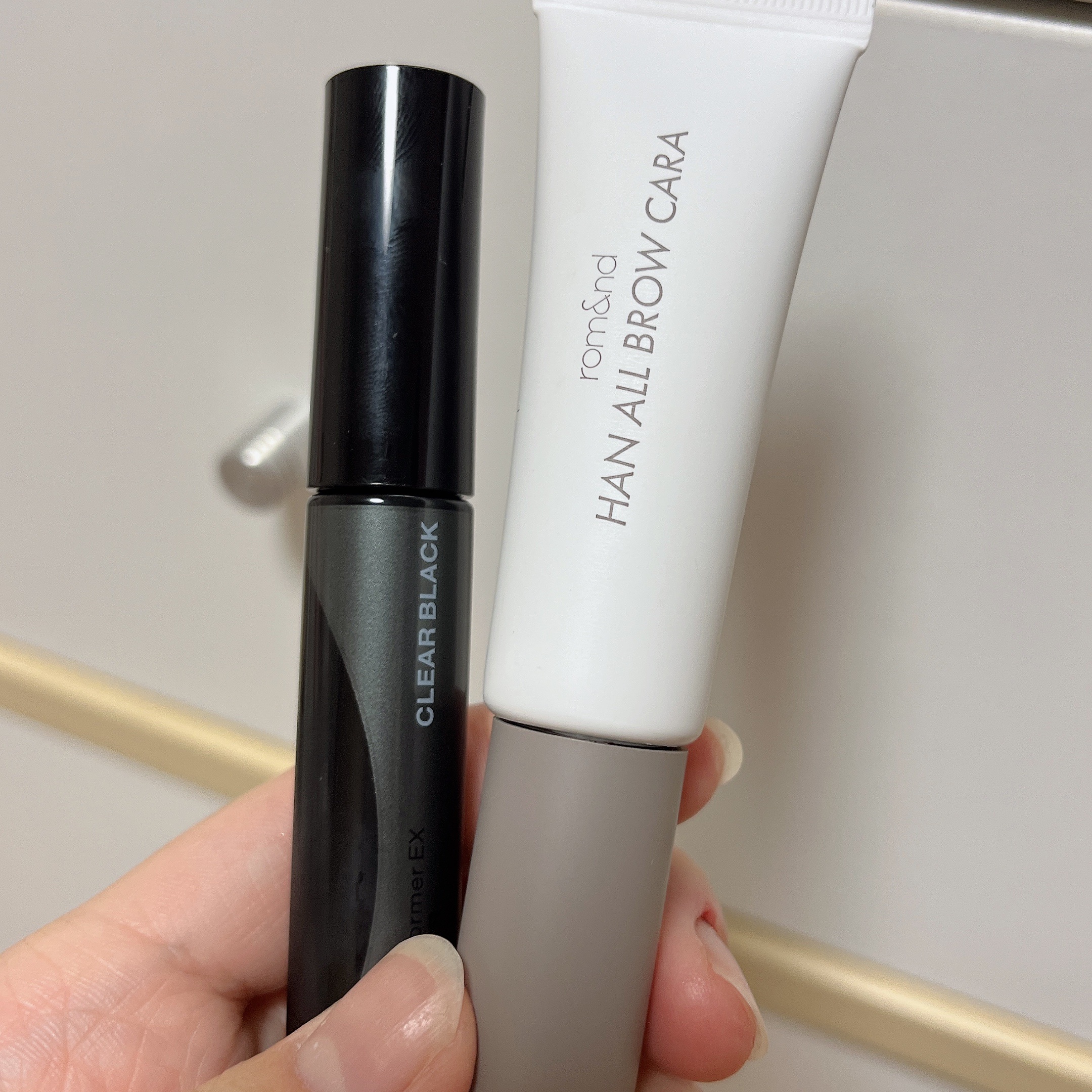 ハンオールブロウカラ/rom&nd/眉マスカラを使ったクチコミ（1枚目）