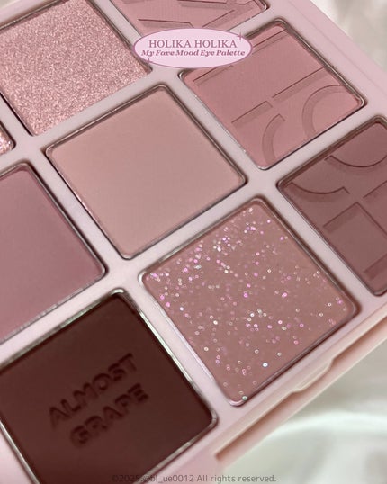 マイフェイブムードアイパレット 9カラー/HOLIKA HOLIKA/アイシャドウパレットを使ったクチコミ(4枚目)