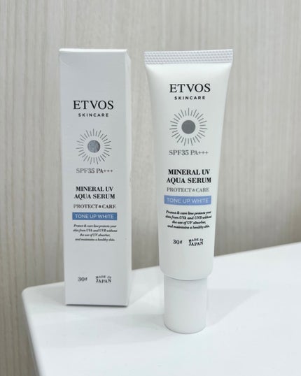 ミネラルUVアクアセラム/エトヴォス/美容液を使ったクチコミ(5枚目)